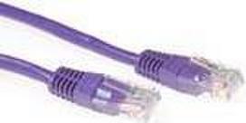 ACT - Patch-Kabel - RJ-45 (M) bis RJ-45 (M) - 3 m - UTP - CAT 5e - lila, RAL 4005