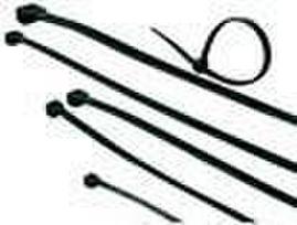 ACT Cable ties - black, length 385 mm, width 4.8 mm. Length: 385 mm Cable tie black 385/4.8mm (CT1075)