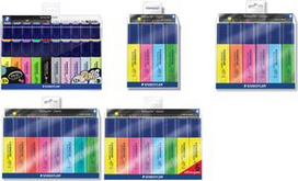 STAEDTLER Textmarker Textsurfer classic, 20er Etui Strichstärke: 1,0 - 5,0 mm, Keilspitze, lichtbeständig, - 1 Stück (364 WP20)