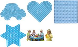 Hama Stiftplatte großes Quadrat, transparent für Bügelperlen maxi - 1 Stück (00008214)