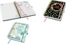 sigel Bullet Journal Buchkalender Jolie Mint Inspiration Blattgröße: 168 x 215 mm, Kalendarium: 1 Tag auf 2 Seiten, - 1 Stück (JP201)