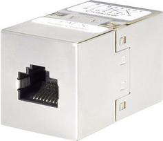 Renkforce RJ45 (gekreuzt) Netzwerk Adapter CAT 5e [1x RJ45-Buchse - 1x RJ45-Buchse] Metall (RF-4981662)