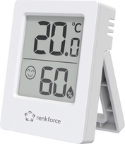 Renkforce RF-6417554 Funk-Thermo-/Hygrometer Weiß (RF-6417554)