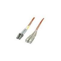 Intellinet - Patch-Kabel - LC Multi-Mode (M) - SC multi-mode (M) - 5,0m - Glasfaser - 50/125 Mikrometer - orange (470391)