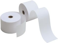 Kores Kassenrollen, 57 mm x 8 m x 12 mm, holzfrei, weiß Additionsrollen, Hülse: 12 mm, 60 g/qm - 5 Stück (AR5708)