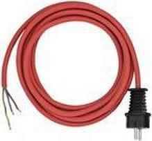 brennenstuhl H05RR-F 3G1,5 - Stromkabel - ohne Stecker bis CEE 7/7 (M) - Wechselstrom 300/500 V - 3 m - Rot
