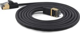 Wantec Extra dünnesCat.7 Rohkabel SSTP Patchkabel - 25 m -Cat.7 Rohkabel - S/FTP (S-STP) - RJ-45 - RJ-45 - Schwarz (7210)