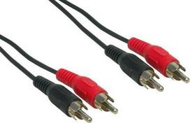 e+p B 33/15 15m 2 x RCA 2 x RCA Schwarz Audio-Kabel (B 33/15)