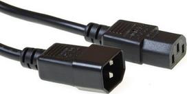 ACT AK5164 0.3m C14-Koppler C13-Koppler Schwarz Stromkabel (AK5164)