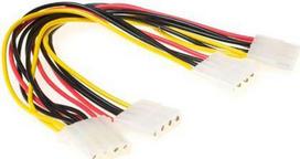 ACT AK3194 - 0,2 m - Molex (4-pin) - 4 x Molex (4-pin) - Männlich/Weiblich (AK3194)