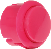 JOY-IT ARC BUTTON M MG - Mini Arcade Button mit Mikroschalter, magenta (BUTTON-MAGENTA-MINI)