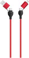 2GO 797370 USB Kabel 1,2 m USB A/USB C USB C/Lightning Schwarz - Rot (797370)