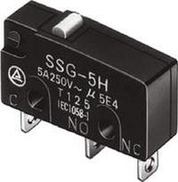 Omron SSG-5L2H Mikroschalter 14 V/DC 5 A 1 x Ein/(Ein) 1 St. Bag