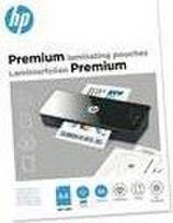 HP Premium - 250 Mikrometer - 50er-Pack - glänzend - durchsichtig - DIN A4 (216 x 303 mm) Taschen für Laminierung (9125)