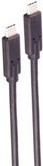 shiverpeaks ®-BASIC-S--USB-C Verbindungskabel, USB Kabel Typ-C Stecker auf Typ C Stecker, 4.0 Gen 3x2, 240W, 1,0m (BS13-63025)