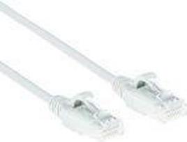 ACT White 10 meter LSZH U/UTP CAT6 datacenter slimline patch cable snagless with RJ45 connectors (DC8910)