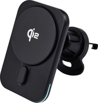 Renkforce RF-Qi2WCar-01 Handy Ladegerät Fuer Qi kompatible Geraete Inkl. LED-Beleuchtung (RF-6662044)
