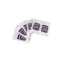 Hama Self-Adhesive Sleeves for SD Cards - Memory-Etui - Kapazität: 2 Memory Stick-Karten, 2 MultiMediaCards, 2 SD-Speicherkarten, 2 xD-Picture Cards - weiß (Packung mit 5) (95950)