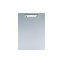 MAUL Klemmplatte aus Aluminium, A4, mit Klemmbügel Farbe: aluminium, Plattenstärke: 1 mm, Klemmweite: 10 mm (23528-08)
