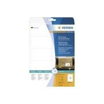 HERMA Special - Extra starke, selbstklebende, matte Versandetiketten aus Polyesterfolie - weiß - 57 x 99,1 mm 250 Etikett(en) (25 Bogen x 10) (8330)