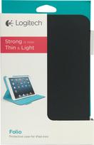 Logitech Folio Protective Case - Schutzhülle für Tablet - Carbon Black