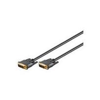 Wentronic Goobay DVI-I FullHD Kabel Dual Link, Schwarz, 2 m - DVI-I Stecker Dual-Link (24+5-Pin) > DVI-I Stecker Dual-Link (24+5-Pin) (69203)