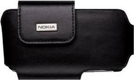 Nokia CP-155 - Umhängetasche für Mobiltelefon - Leder - Schwarz - für Nokia 6600, 6630, 6670, 6680, 6681, 7610, N90, N91, N95