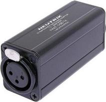 Neutrik XLR / RCA - RCA - XLR - Weiblich/weiblich - Schwarz - Aluminium (NA2F-D0B-TX)