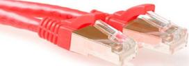 ACT 10.00m Cat6a SSTP PiMF 10m Cat6a S/FTP (S-STP) Rot Netzwerkkabel (IB5010)