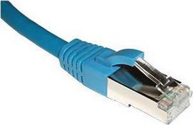 ACT Blue 10 meter LSZH SFTP CAT6A patch cable with RJ45 connectors. Cat6a s/ftp lszh blue 10.00m (IB5310)