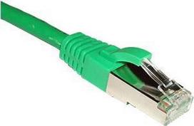 ACT Green 3 meter LSZH SFTP CAT6A patch cable with RJ45 connectors. Cat6a s/ftp lszh green 3.00m (IB7403)
