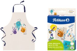 Pelikan Kinder-Malschürze - Kinder - Mehrfarbig - Baumwolle - 5 Jahr(e) - 7 Jahr(e) - Junge/Mädchen (101356)