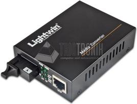 Lightwin Fast Ethernet WDM Konverter 100Base-LX, Singlemode, 20KM Medienkonverter (LWC-10/100-SF-S20-A)