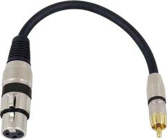 Omnitronic 3022075J Audio-Kabel 0,15 m XLR (3-pin) RCA Schwarz (3022075J)