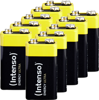 Intenso Energy Ultra 9V 6LR61 E-Block blister 10er Pack - 9V-Block - 9 V - Blisterverpackung (7501451MP)