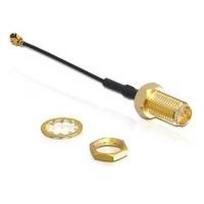 DeLOCK WLAN SMA antenna connection for installation - Antennenanschluss - SMA (M) - 5cm - Koax (88409)