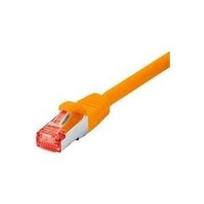 Tecline - Patch-Kabel - RJ-45 (M) zu RJ-45 (M) - 1.5 m - SFTP, PiMF - CAT 6 - halogenfrei, ohne Haken - orange (715015A)