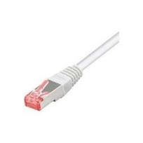 Tecline - Patch-Kabel - RJ-45 (M) zu RJ-45 (M) - 1.5 m - SFTP, PiMF - CAT 6 - halogenfrei, ohne Haken - weiß (715015W)
