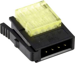 3M Schwachstromverbinder flexibel: 0.14-0.25 mm² starr: 0.14-0.25 mm² Polzahl: 4 Miniclamp 1 St. Gel (37104-3122-000 FL)