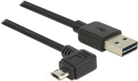DeLOCK EASY-USB - USB-Kabel - Micro-USB Type B (M) bis USB (M) - 50cm - 90° Stecker (83847)