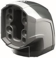 Rittal CP 60 - Winkelstück 90° für PC-Gehäuse-Tragarmsysteme - RAL 7035, RAL 7024 (6206.600)