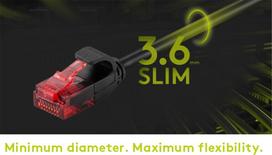 Wentronic Goobay CAT 6 Slim-Patchkabel, U/UTP, Grau, 7.5 m - Kupfermaterial (93733)