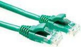 ACT Green 10 meter U/UTP CAT5E patch cable component level with RJ45 connectors. Cat5e u/utp component gn 10.0m (IK5710)