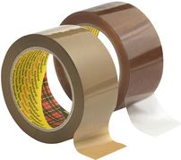 Scotch Verpackungsklebeband 3707, braun, 38 mm x 66 m Stärke: 0,055 mm, leistungsstark, Trägermaterial aus PP-Film - 1 Stück (3707B386)