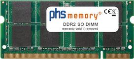 PHS-memory 2GB RAM Speicher für Synology RackStation RS810RP+ DDR2 SO DIMM 800MHz PC2-6400S (SP128602)