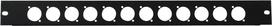 OMNITRONIC Frontplatte Z-19 12 x XLR (D-Typ) 1HE (30100655)