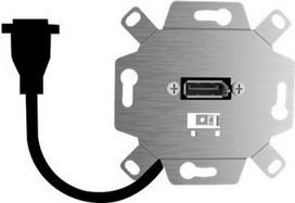 Rutenbeck KM-DP KP Up 0 - DisplayPort socket mechanism - mit Pigtail (15 cm) - DP - einfach - Metall (17010500)