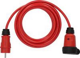 Brennenstuhl 9161050210 Strom Verlängerungskabel 16 A Schwarz Rot H07BQ-F 3G 1.5 - Verlängerungskabel (9161050210)
