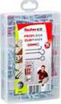 fischer 544399 - Schraubhaken & Dübelsatz - Autoklaven-Porenbeton - Mauerziegel - Beton - Gipsblock - Gipsfaserplatten - Gipskarton - Kunststoff - 70 Stück(e) - Box (544399)