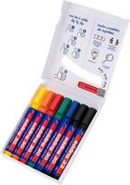 Edding Colourful Flipchart Kit Permanent-Marker Sortiert Schwarz - Blau - Grün - Orange - Rot - Gelb 7 Stück(e) (4-3033-7)